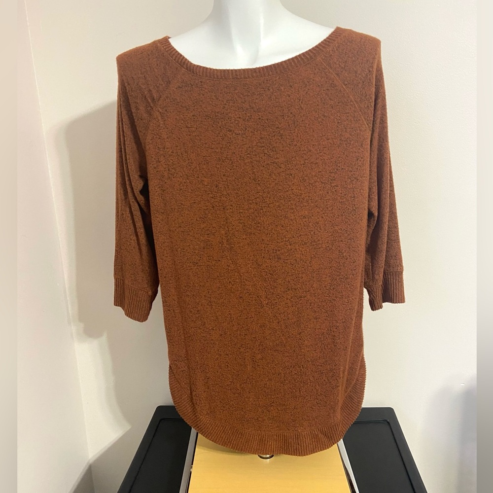 4/$15 Maurices Women’s  Brown Haven Cozy Crew Neck Sweatshirt Size XS